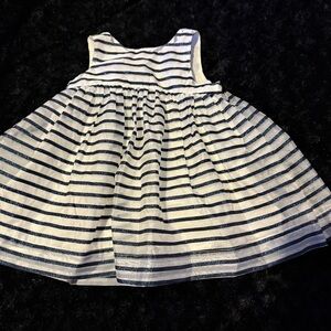 GAP Navy and White Striped Kids Dress